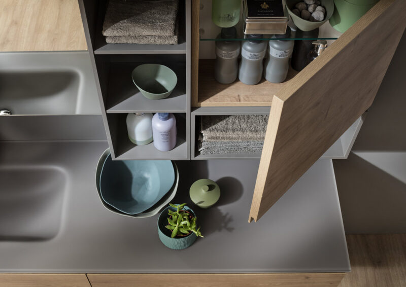ELY J 70 - Mobile arredo bagno L 170 x P 51 cm personalizzabile ARCOM
