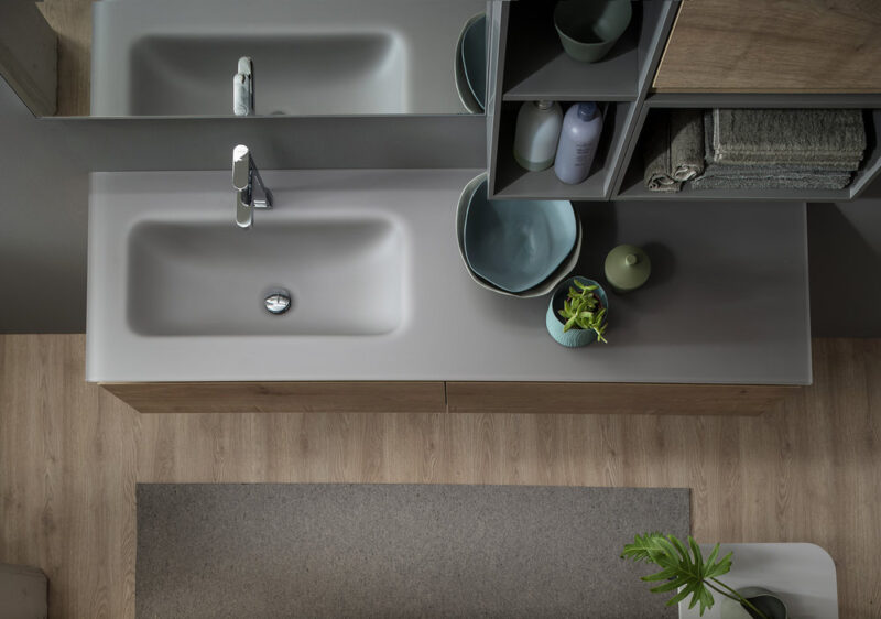 ELY J 70 - Mobile arredo bagno L 170 x P 51 cm personalizzabile ARCOM