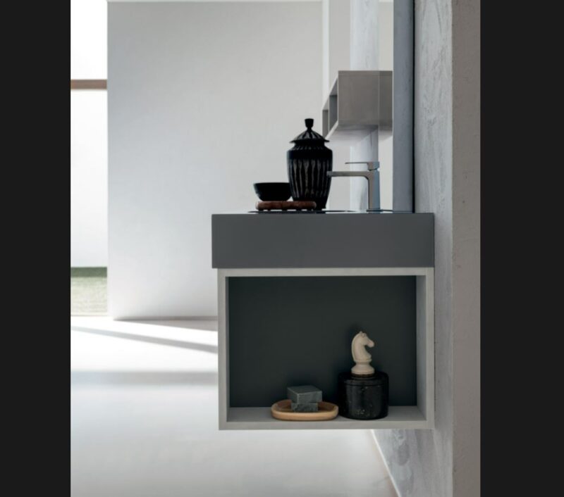 Compab B201 BD007 - Mobile arredo bagno design L 156 x P 51 cm - immagine 4