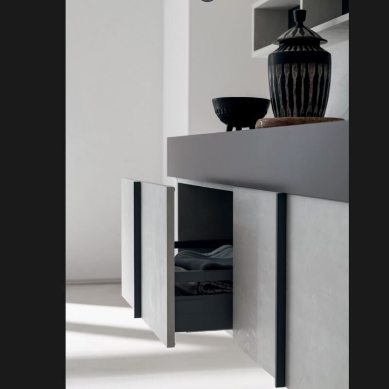 Compab B201 BD007 - Mobile arredo bagno design L 156 x P 51 cm - immagine 6