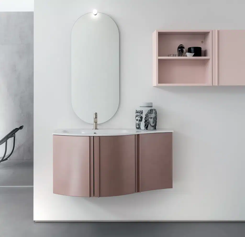 Mobile Bagno Curvo Compab BD025 A609 Versus - Design Moderno - foto 2