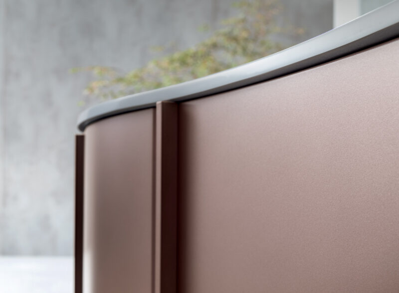 BD025 A609 Versus – Mobile bagno curvo stondato L.106 cm personalizzabile COMPAB - immagine 3