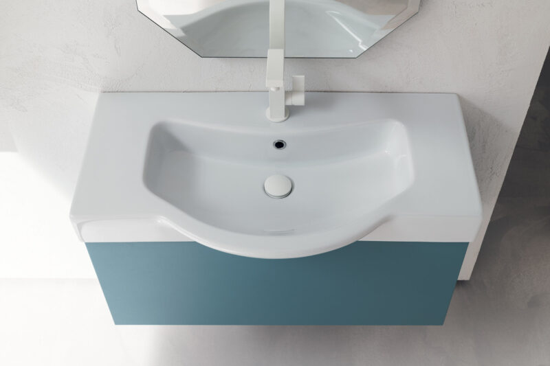 BD014 - Mobile arredo bagno design L.88 cm personalizzabile COMPAB - immagine 4