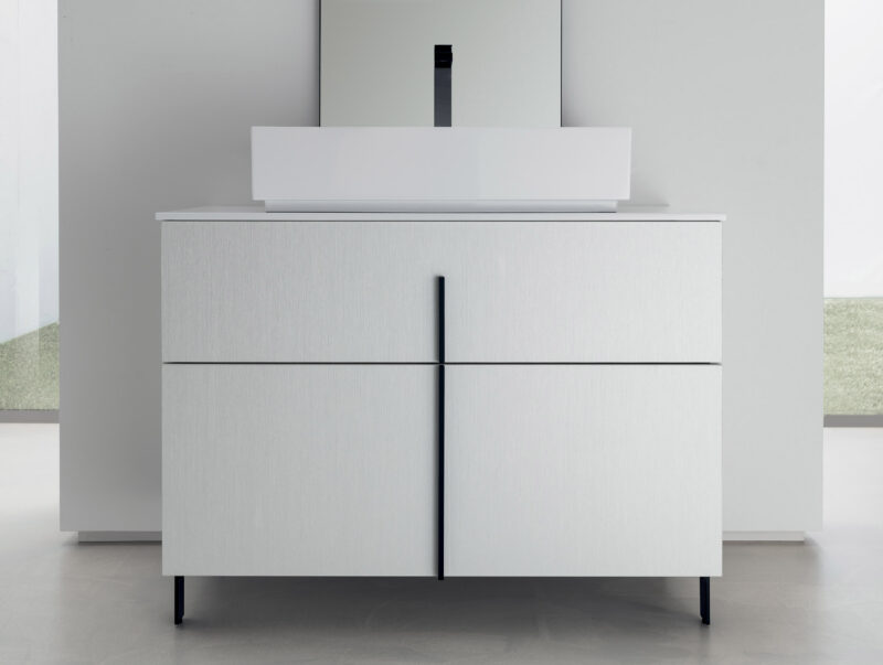 BD004 - Mobile arredo bagno design L.96 cm personalizzabile COMPAB - immagine 3