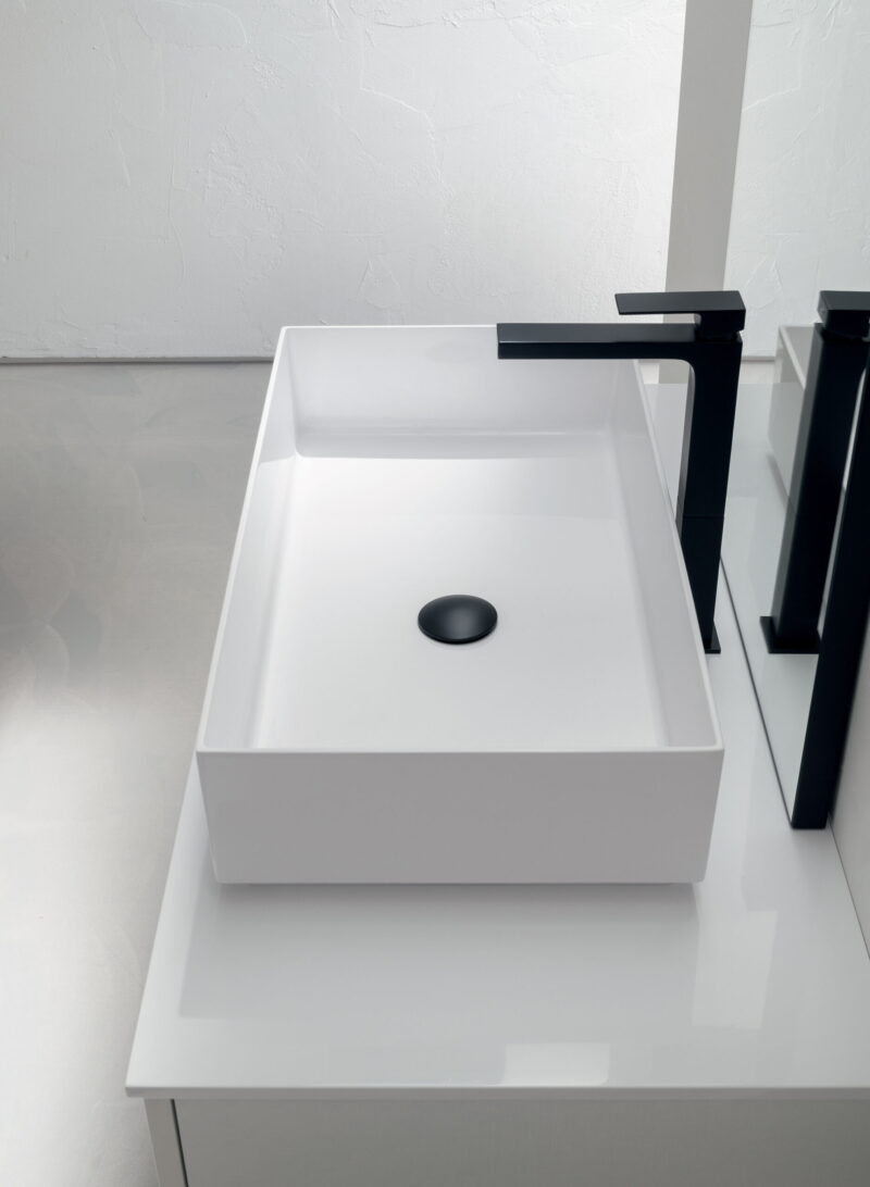 BD004 - Mobile arredo bagno design L.96 cm personalizzabile COMPAB - immagine 4