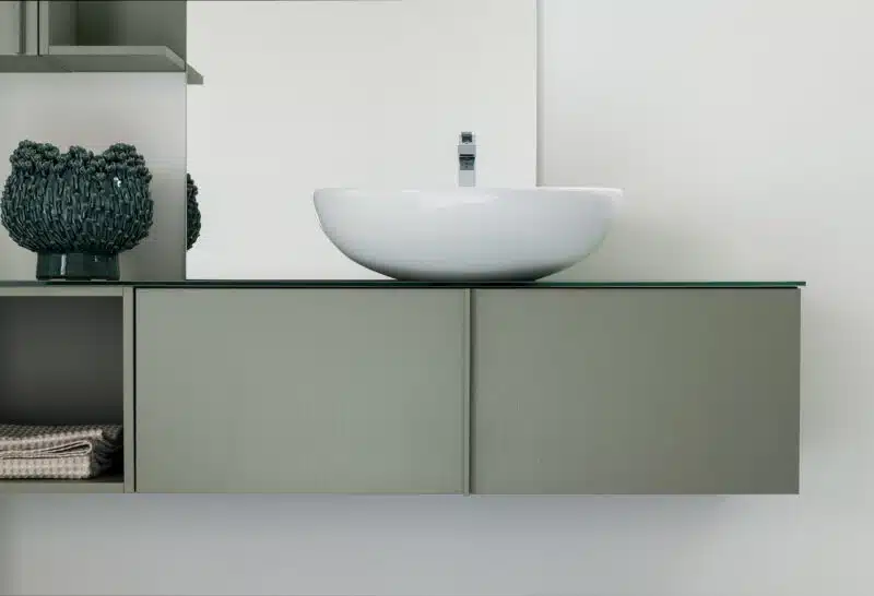 COMPAB BD012 - Mobile arredo bagno design L.181x46 cm personalizzabile - foto 2