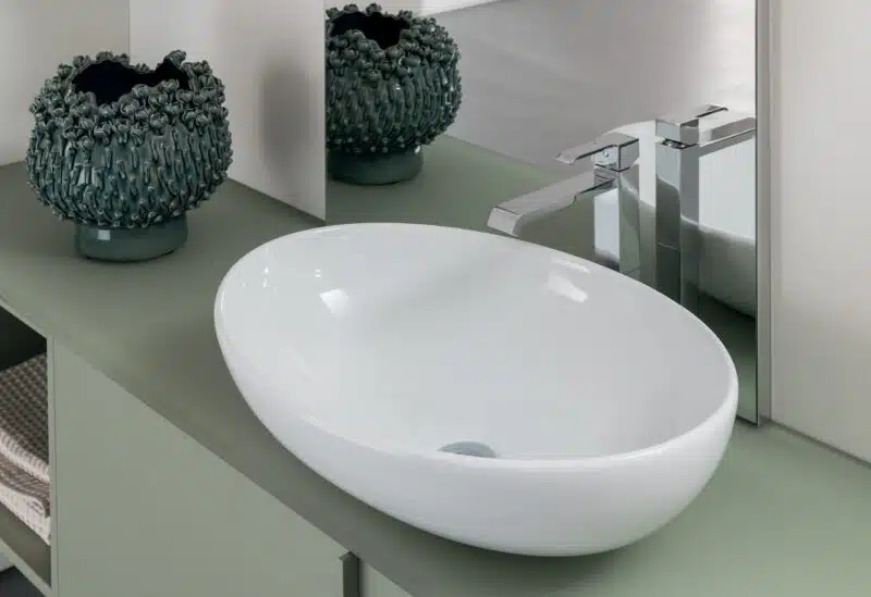 COMPAB BD012 - Mobile arredo bagno design L.181x46 cm personalizzabile - foto 3