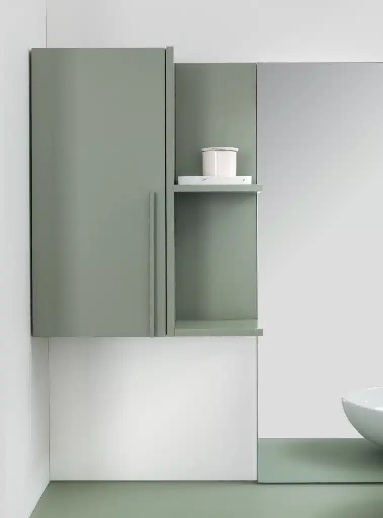 COMPAB BD012 - Mobile arredo bagno design L.181x46 cm personalizzabile - foto 4