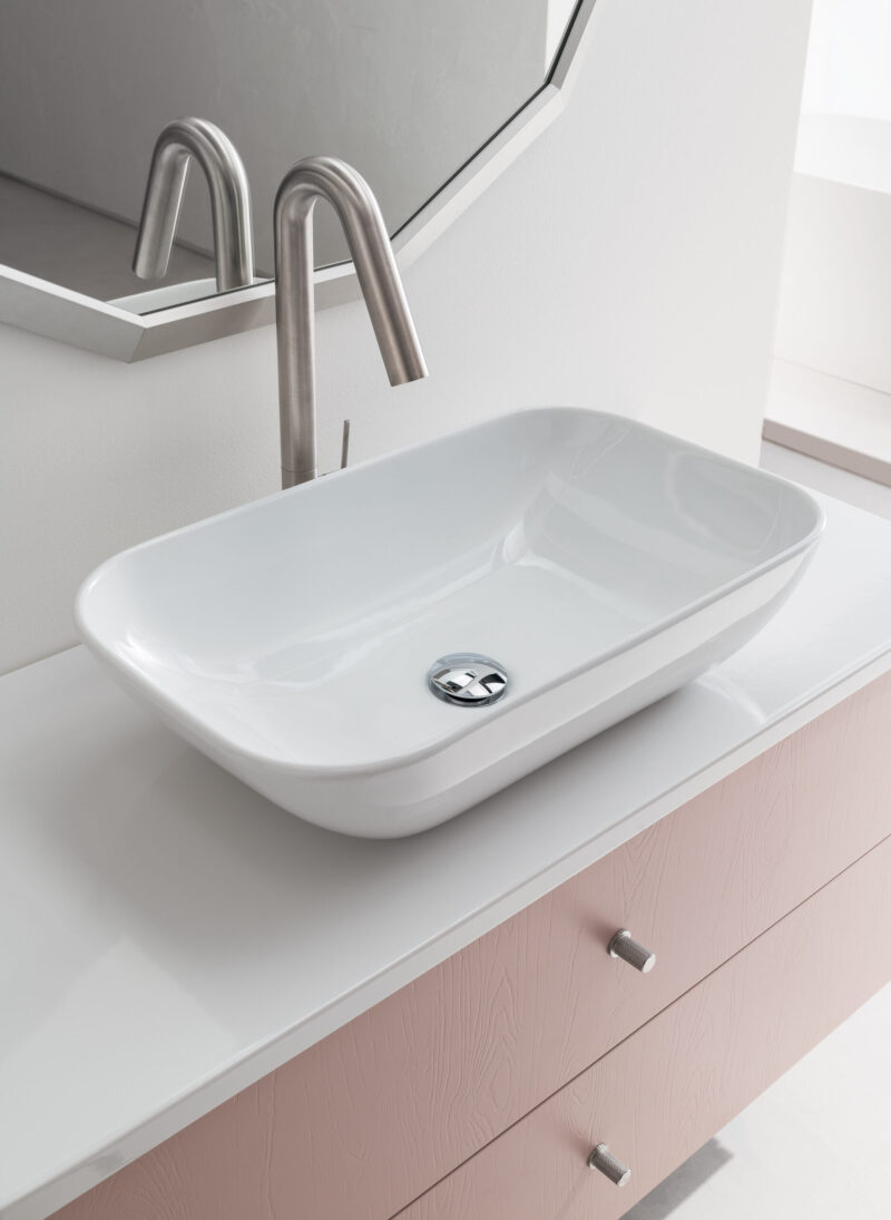 BD018 - Mobile arredo bagno design L.106x46,5 cm personalizzabile COMPAB - immagine 3