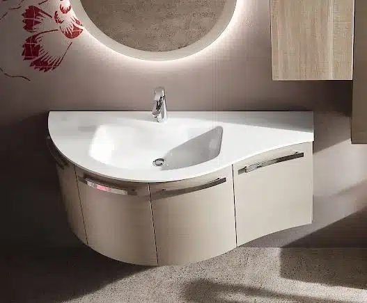 Mobile Bagno Curvo Arcom Jolly W907 - Design Moderno Italiano - foto 7