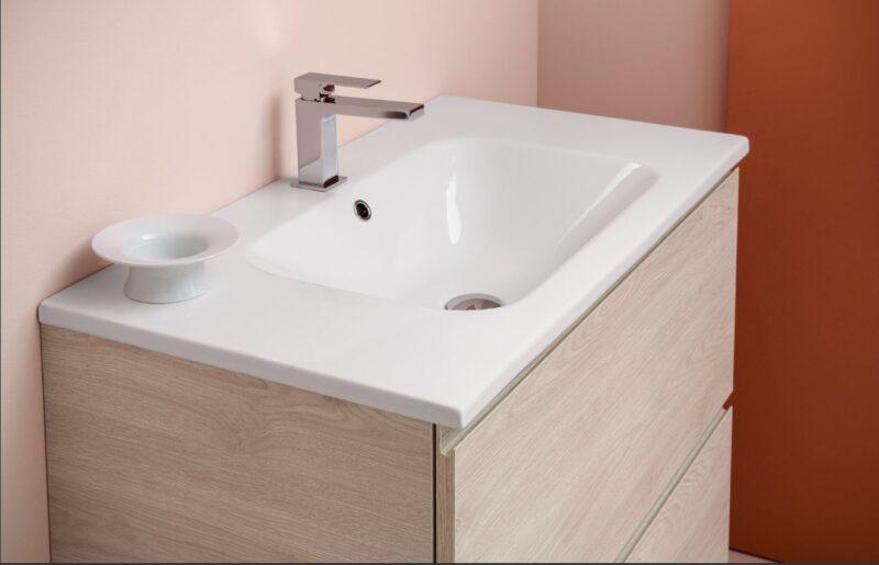 UP002- Mobile arredo bagno design a terra L.86 cm personalizzabile COMPAB - immagine 3