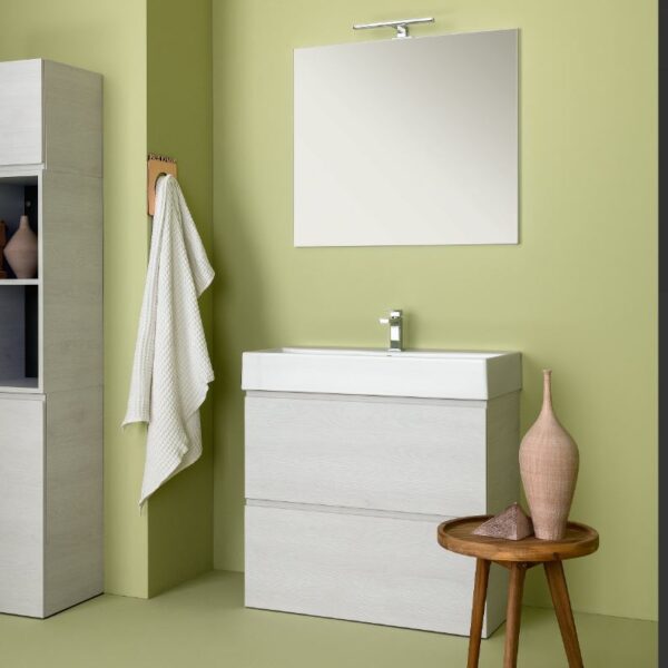 Mobile arredo bagno design UP010 COMPAB L.86 cm personalizzabile