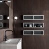 UP012- Mobile arredo bagno design a terra L.96 cm personalizzabile COMPAB - immagine 4