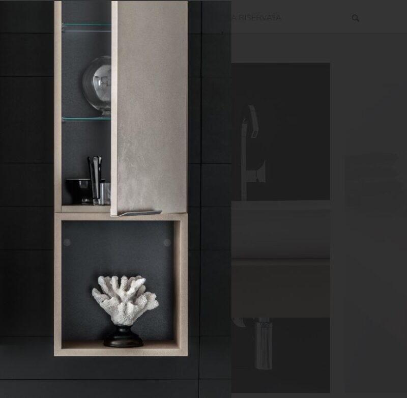 Compab UP023- Mobile arredo bagno Mensola L.121 cm personalizzabile - immagine 5