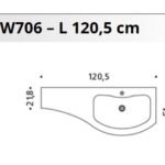 W706 vasca a destra