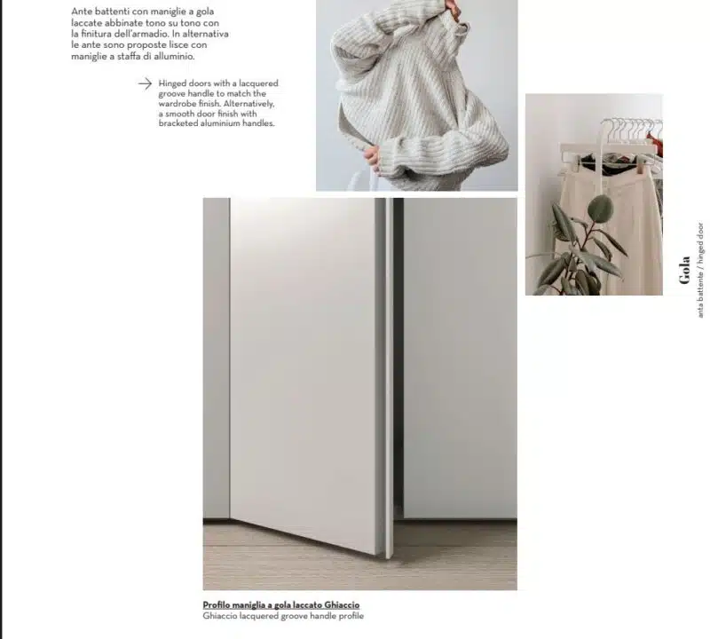 Armadio Modulare Facile Maronese - design moderno, vista frontale open space