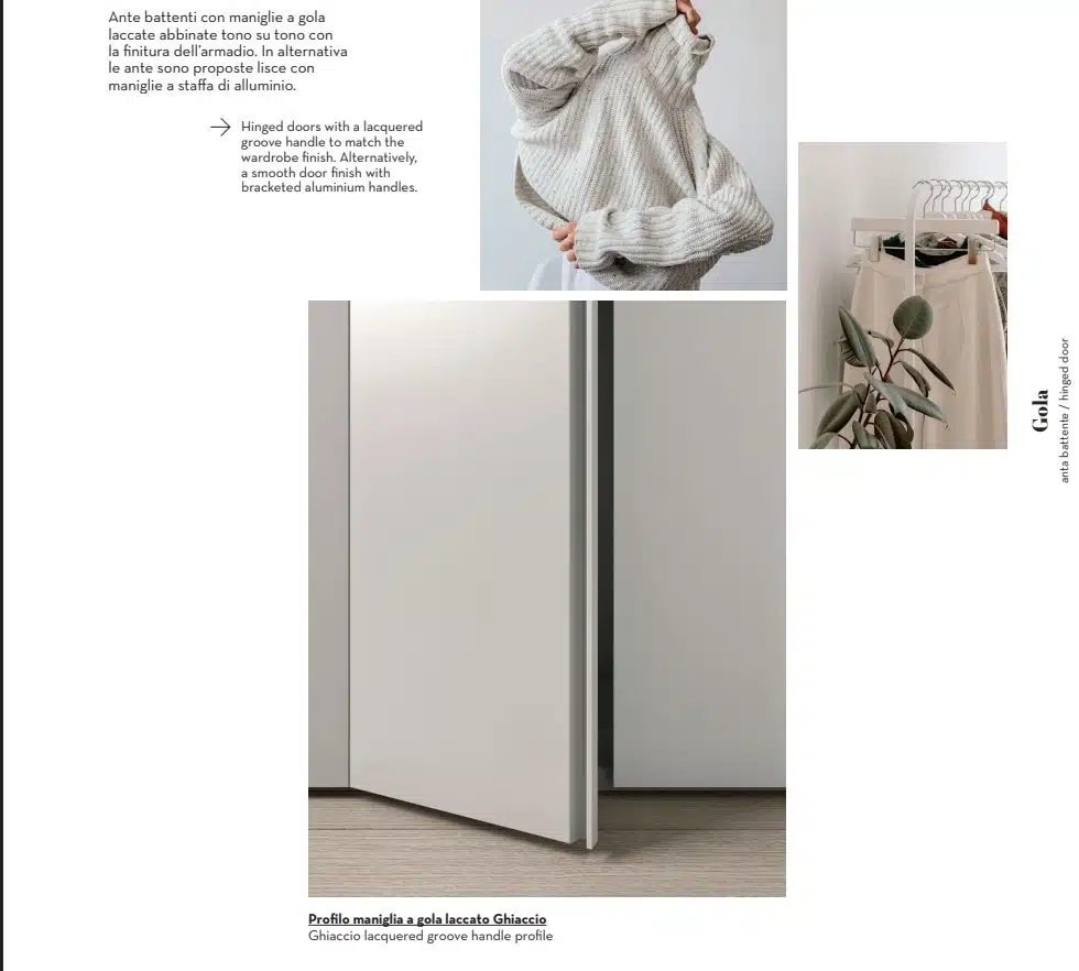 Armadio Modulare Facile Maronese - design moderno, vista frontale open space