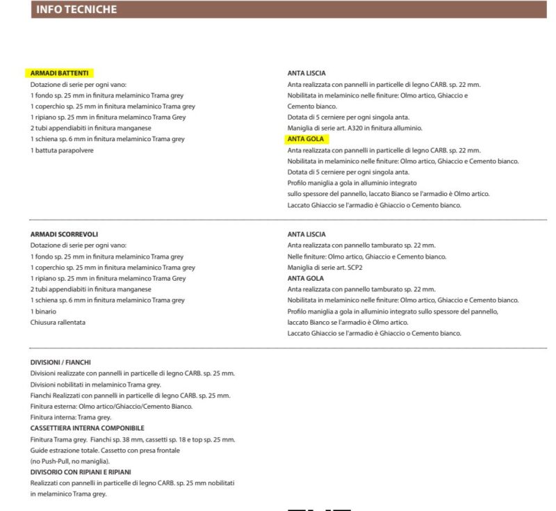 Facile - Armadio Modulare ad Ante Battenti | Maniglie a Gola | di Varie Lunghezze By MARONESE ACF - immagine 9