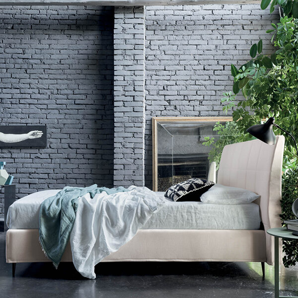 Bali - Letto matrimoniale moderno con testiera design by RigoSalotti