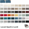 Syntesi P.46,5 cm - Mobile Bagno Doppio Lavabo da L.121 CM Azzurra Baxar - immagine 10
