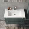 Slim P.46,5 cm - Mobile Bagno Completo da 61 fino a 121 cm incluso Lavabo Ceramica+Specchio+Luce Led - immagine 2
