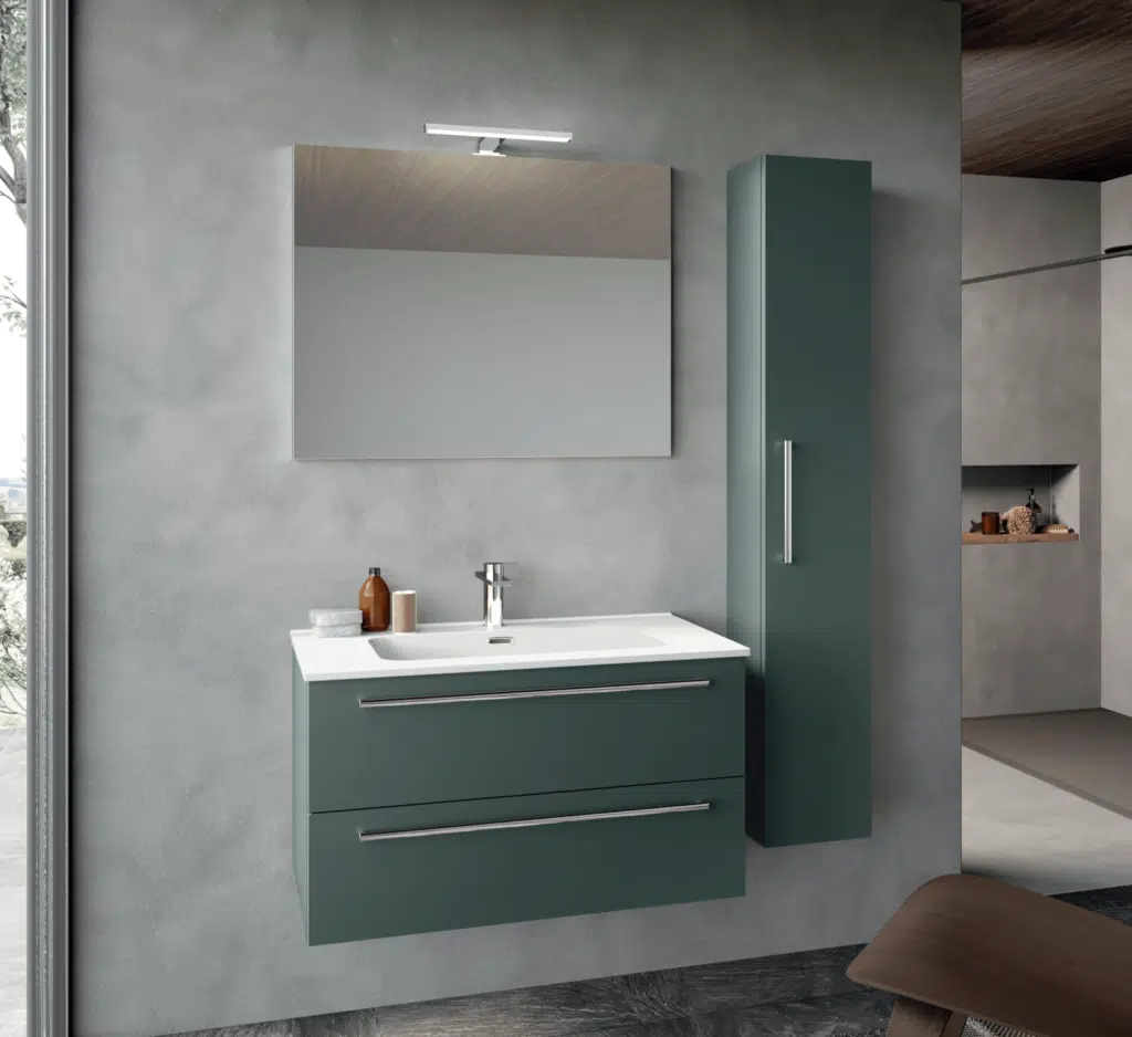 Baxar Slim Mobile Bagno – specchio LED acceso, luce calda per make-up e rasatura, funzionalità