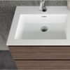 Syntesi P.46,5 cm - Mobile Bagno Doppio Lavabo da L.121 CM Azzurra Baxar - immagine 4