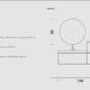 Compab BG008 Mobile Bagno - Lavabo Console in Ceramica 146 cm - immagine 6