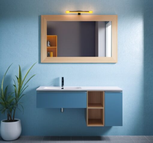 Compab Mobile Bagno RD01 con Piano Integrato L.120 cm