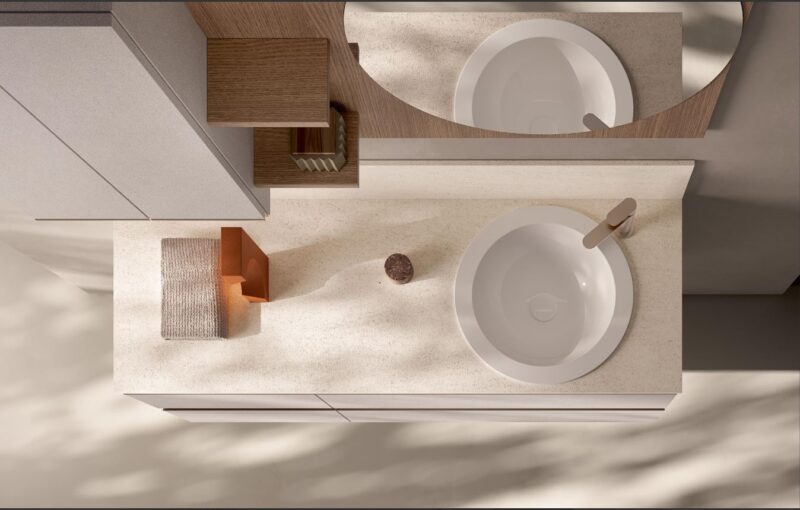 Mobile Bagno Sospeso IP04 Compab IPE: Personalizzabile, Design Minimalista - immagine 2