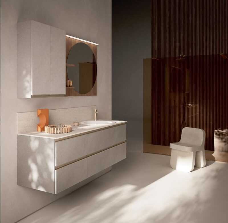 Mobile Bagno Sospeso IP04 Compab IPE: Personalizzabile, Design Minimalista - immagine 4