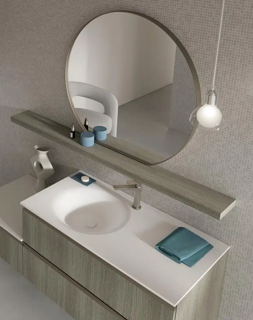Mobile Bagno Moderno Compab BK01 - Design Elegante e Funzionale - immagine 2