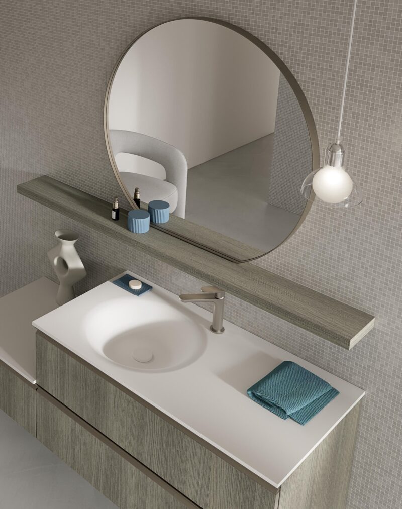 Mobile Bagno COMPAB BK01 – Design Moderno - Personalizzabile - immagine 2