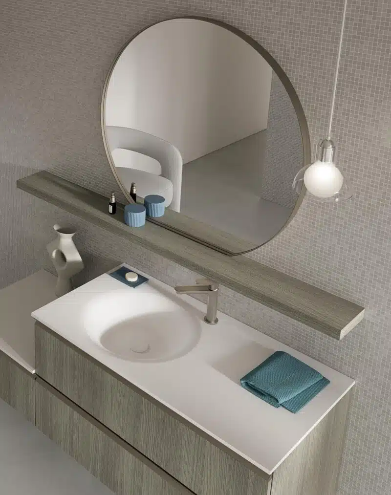 Mobile Bagno Moderno Compab BK01 - Design Elegante e Funzionale - immagine 2