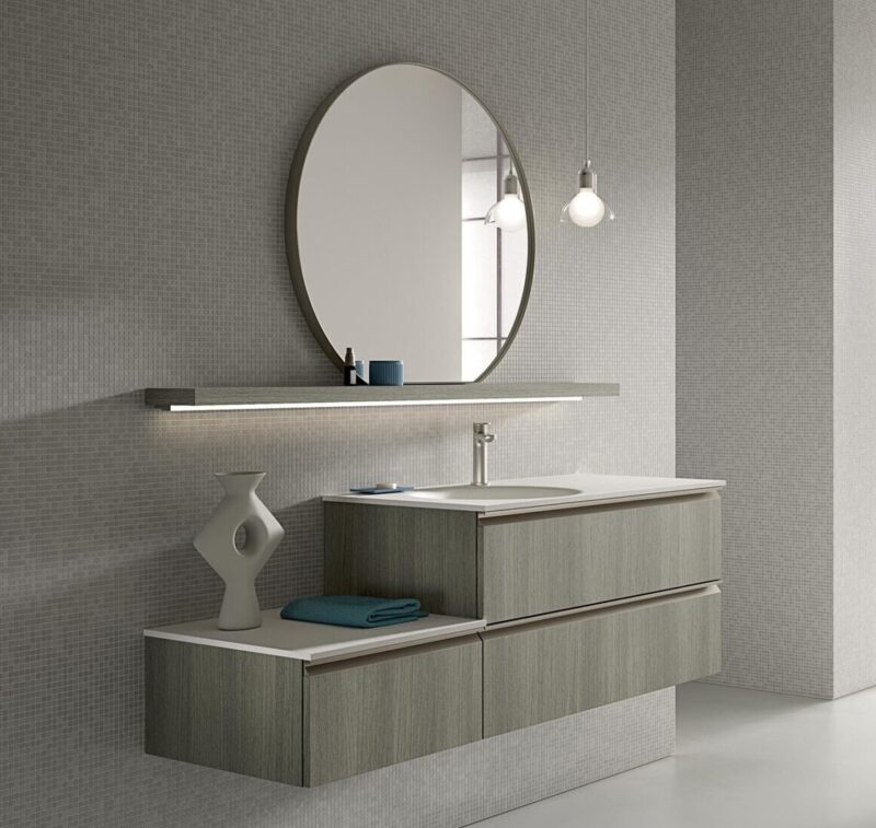 Mobile Bagno COMPAB BK01 – Design Moderno - Personalizzabile