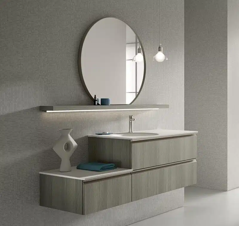 Mobile Bagno Moderno Compab BK01 - Design Elegante e Funzionale - immagine 3