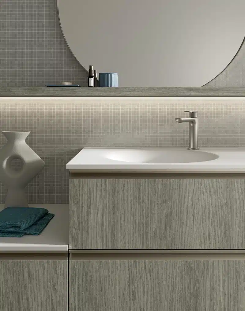 Mobile Bagno Moderno Compab BK01 - Design Elegante e Funzionale - immagine 4