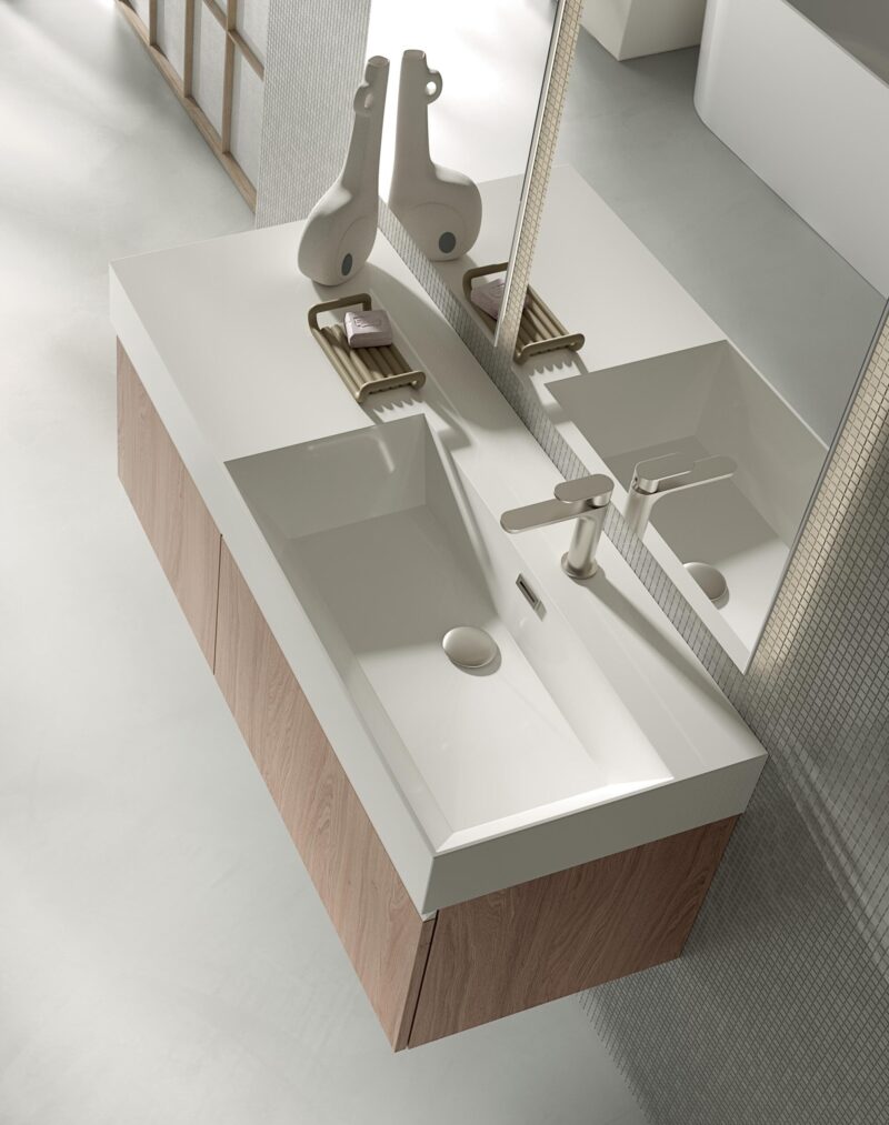 Mobile Bagno COMPAB BK02 – Design Moderno - Personalizzabile - immagine 6