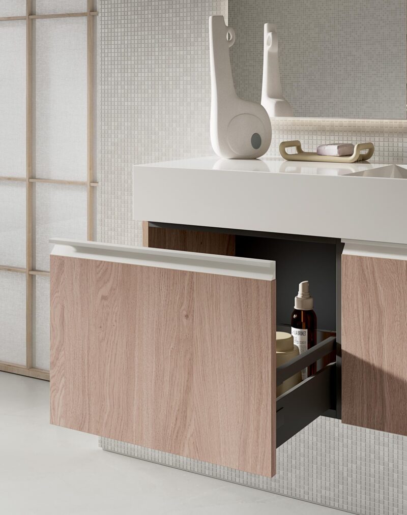 Mobile Bagno COMPAB BK02 – Design Moderno - Personalizzabile - immagine 2