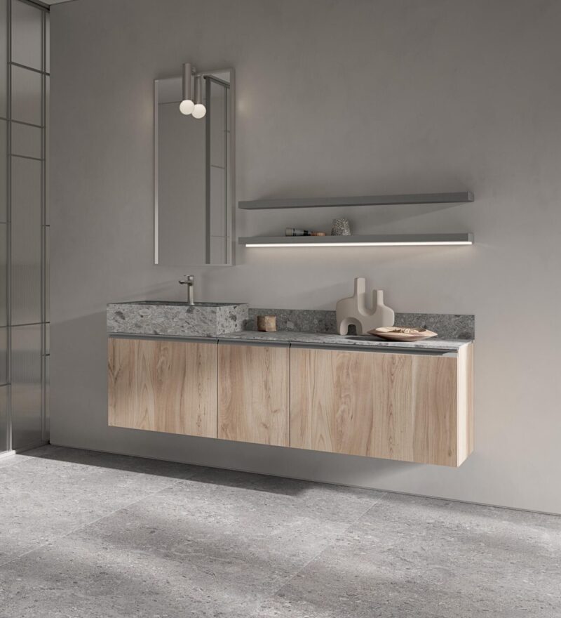Mobile Bagno COMPAB BK06 – Design Moderno - Personalizzabile