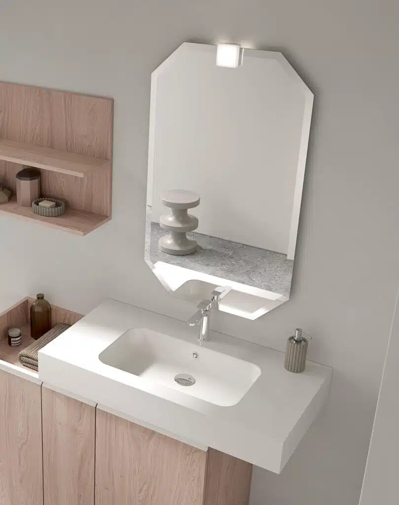 COMPAB BK11 - interno cassetto mobile bagno, organizzazione e finiture di qualità