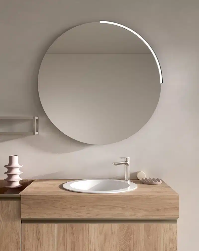 COMPAB BK13: lavabo monoblocco in ceramica. Qualità e design per l'arredo bagno moderno.