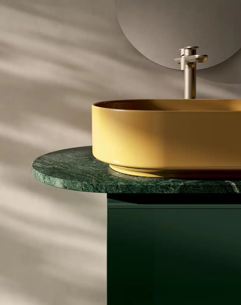Mobile Bagno Compab IPE IP03 - ambientazione bagno moderno, arredo design, specchio retroilluminato