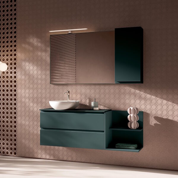 Mobile Bagno Moderno con Piano in Gres IPE IP17 | Compab