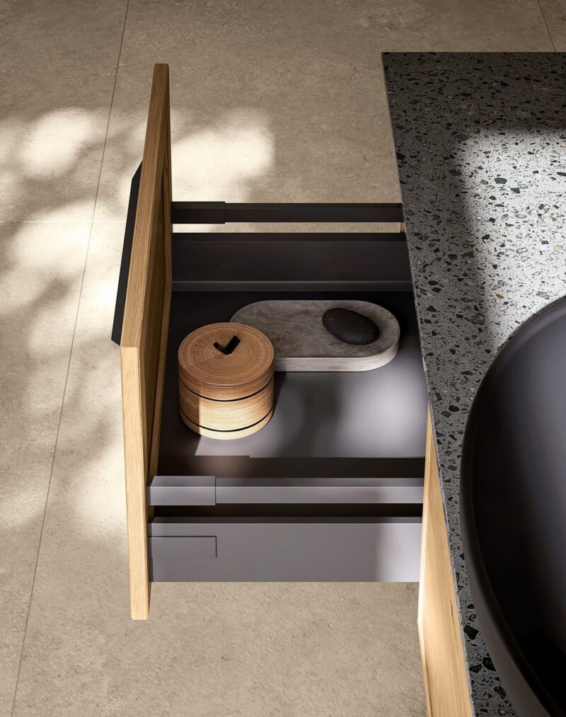 Mobile Bagno Tabula Compab TB04 Rovere - Personalizzabile - immagine 4