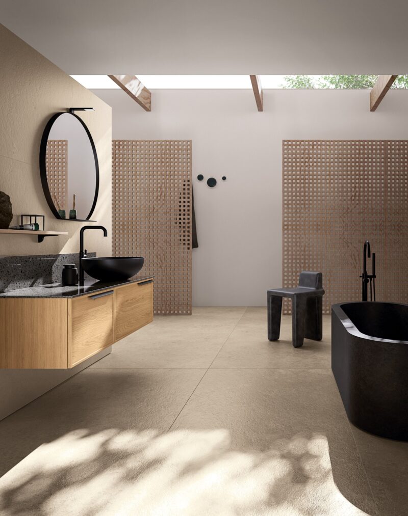 Mobile Bagno Tabula Compab TB04 Rovere - Personalizzabile - immagine 3