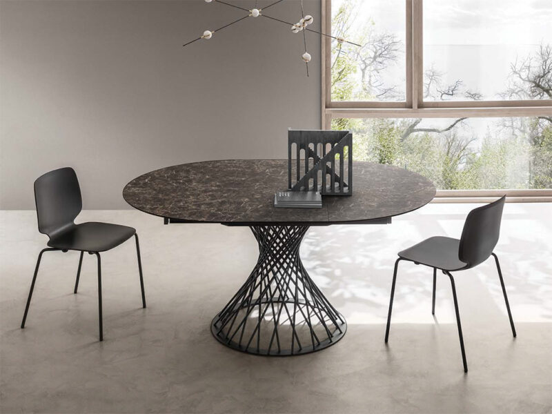 Tavolo Rotondo Allungabile Franz La Primavera Ø120/170 cm Design - immagine 6