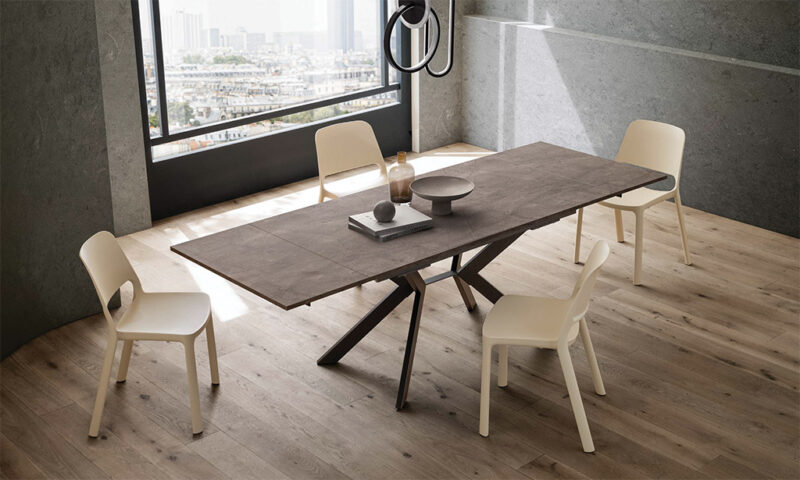 Tavolo Allungabile di Design Moderno Karim | La Primavera