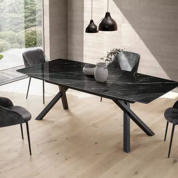 Tavolo Laminam Effetto Marmo Xavi La Primavera - Design Italiano