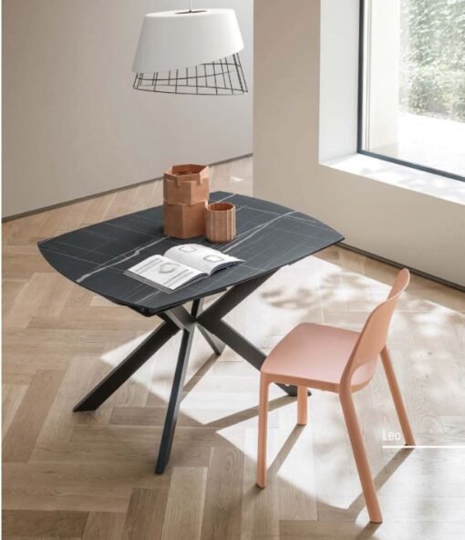 Tavolo Allungabile Girevole Leo La Primavera 120/180cm HPL Jazz - immagine 5